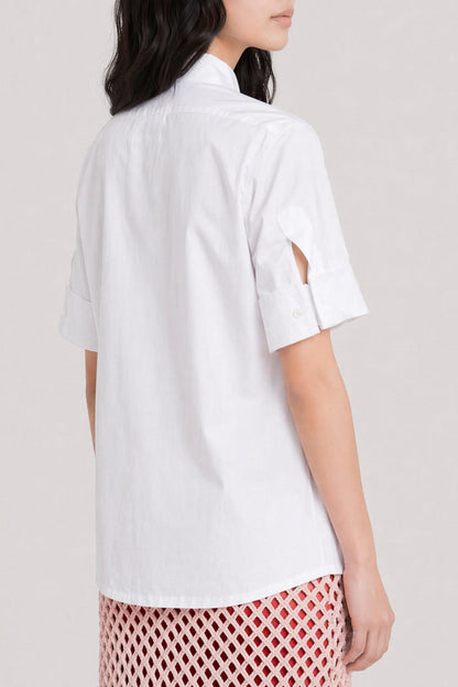 Maison Margiela Snapped Button Short Sleeves Shirt back