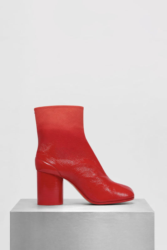 Maison Margiela Tabi Ankle Boots in Red SS26
