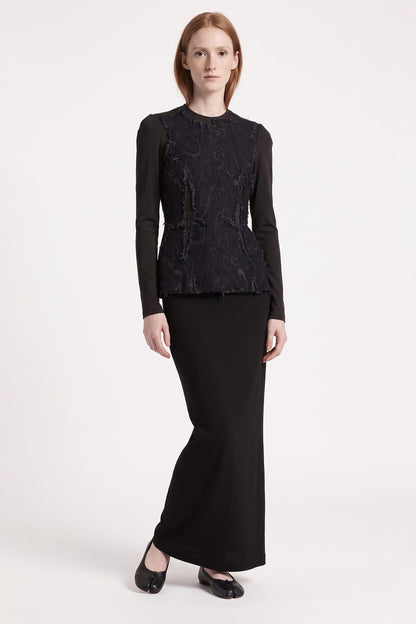 Maison Margiela Tapestry Longsleeve Top full look