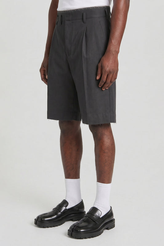 Maison Margiela Trouser Shorts in Gray side
