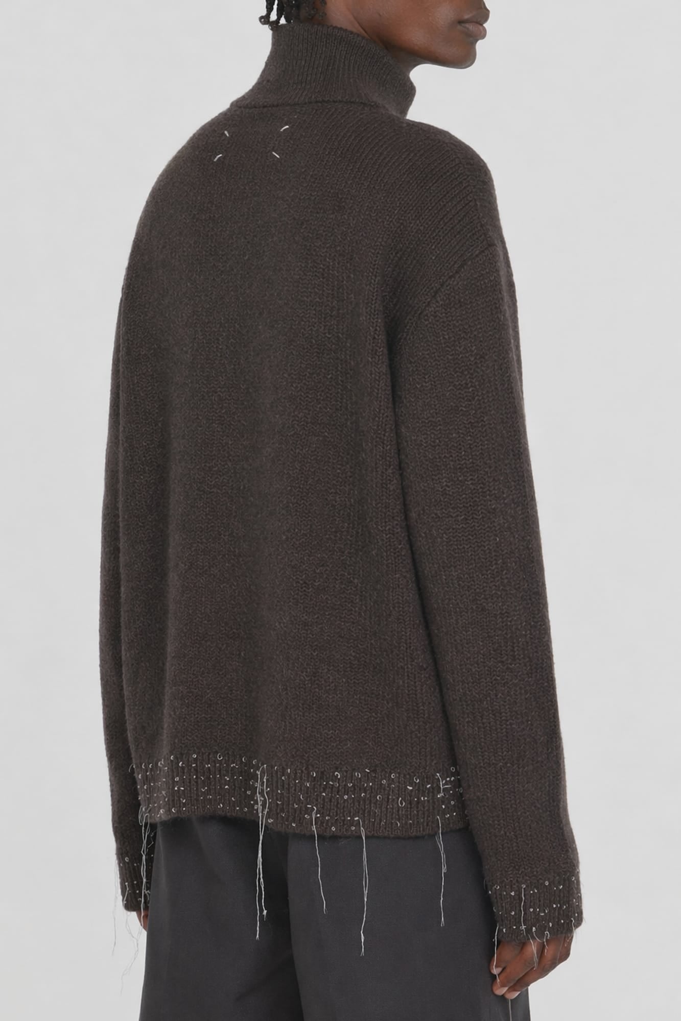 Maison Margiela Zip Crewneck Sweater