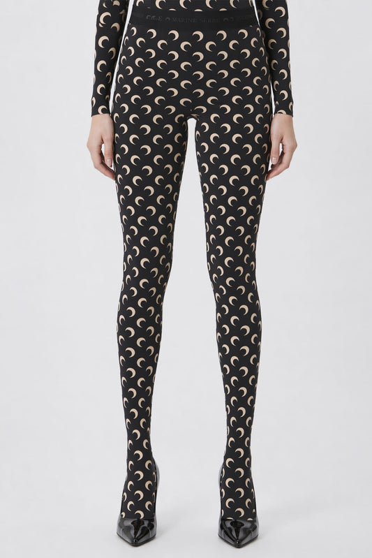 Marine Serre Moon Printed Jersey Legging IT99