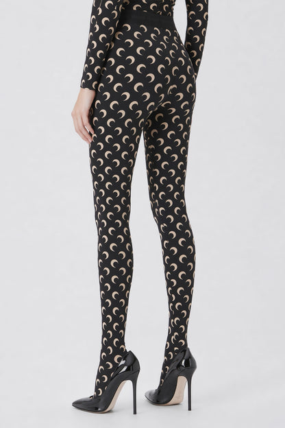 Marine Serre Moon Printed Jersey Legging IT99 back