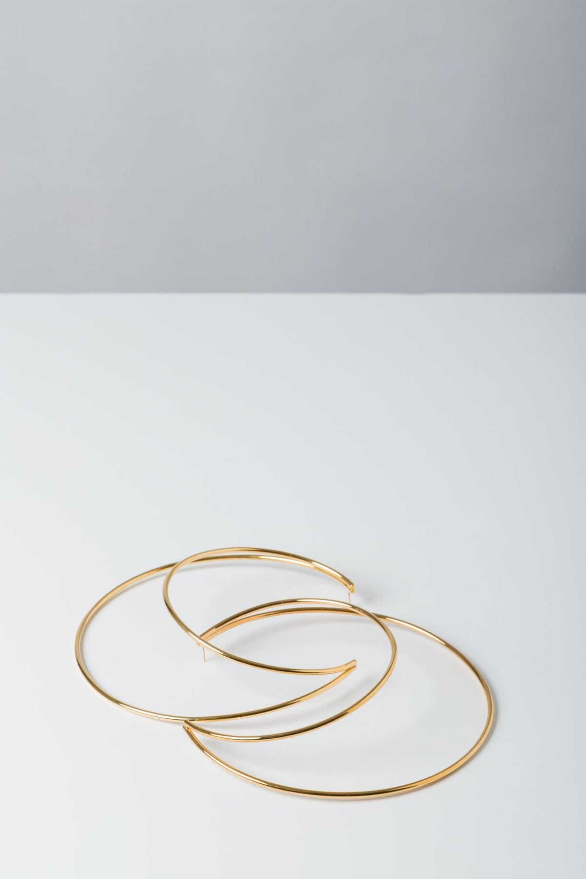 Marine Serre XL Gold Hoops