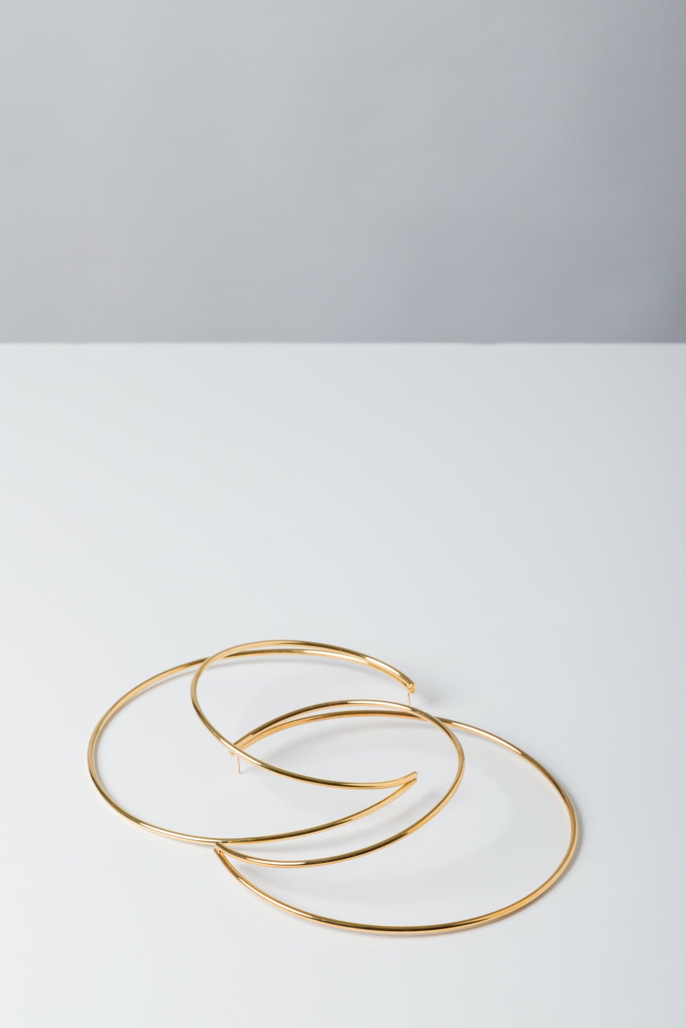 Marine Serre XL Gold Hoops