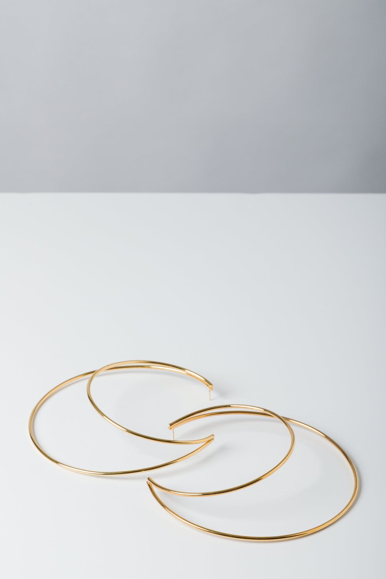 Marine Serre XL Gold Hoops