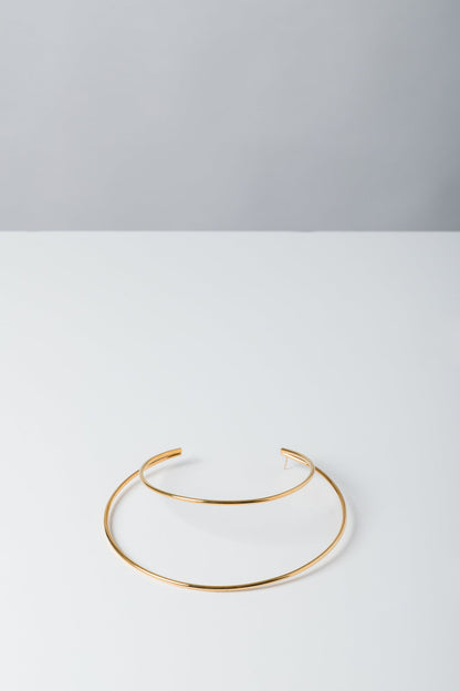 Marine Serre XL Gold Hoops under side