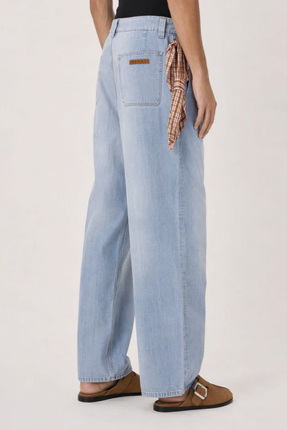 Marni Checked Handkerchief Baggy Jeans SS26 back