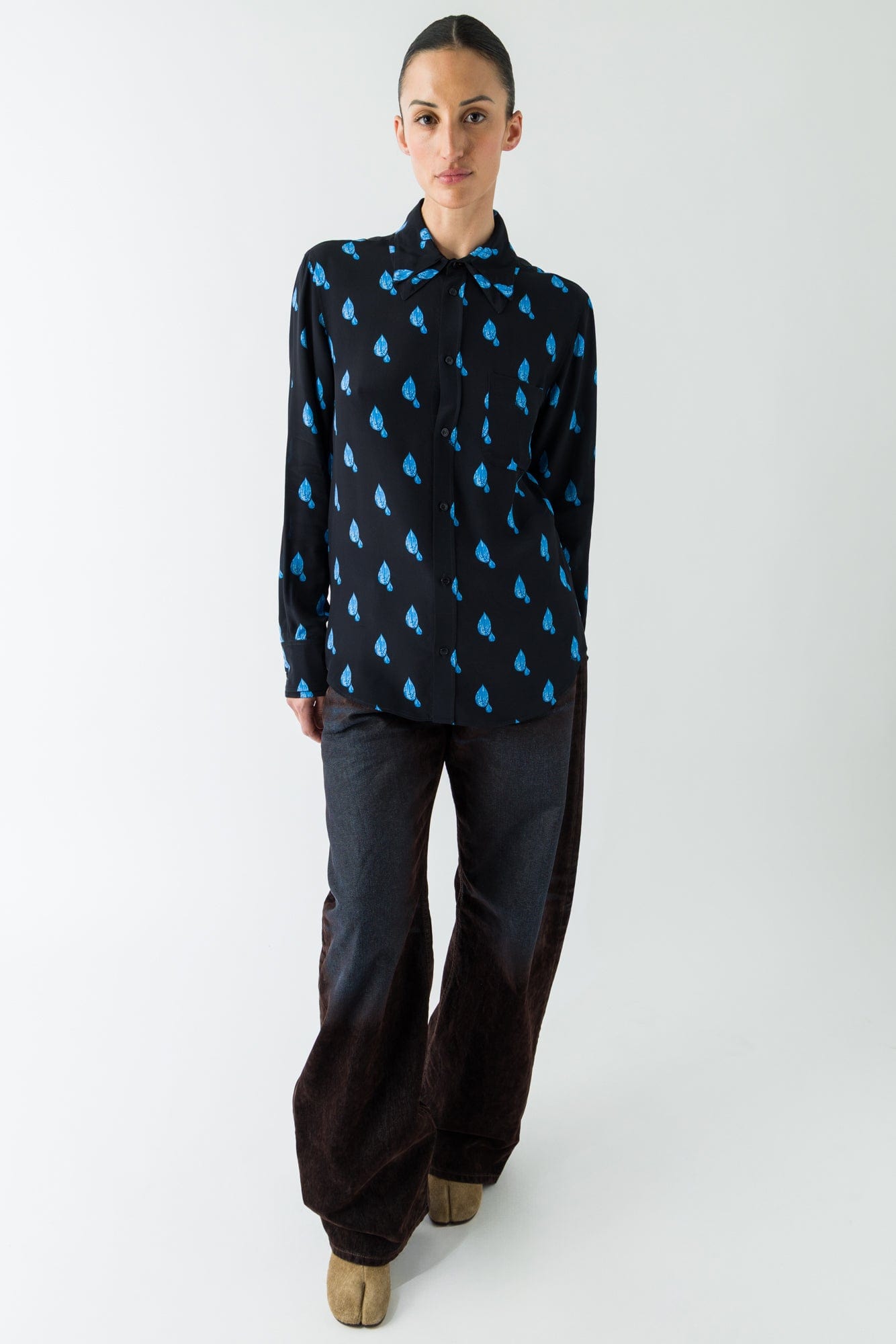 Marni Drip Shirt full look