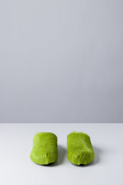Marni Fussbett Sabot in Bright Green front