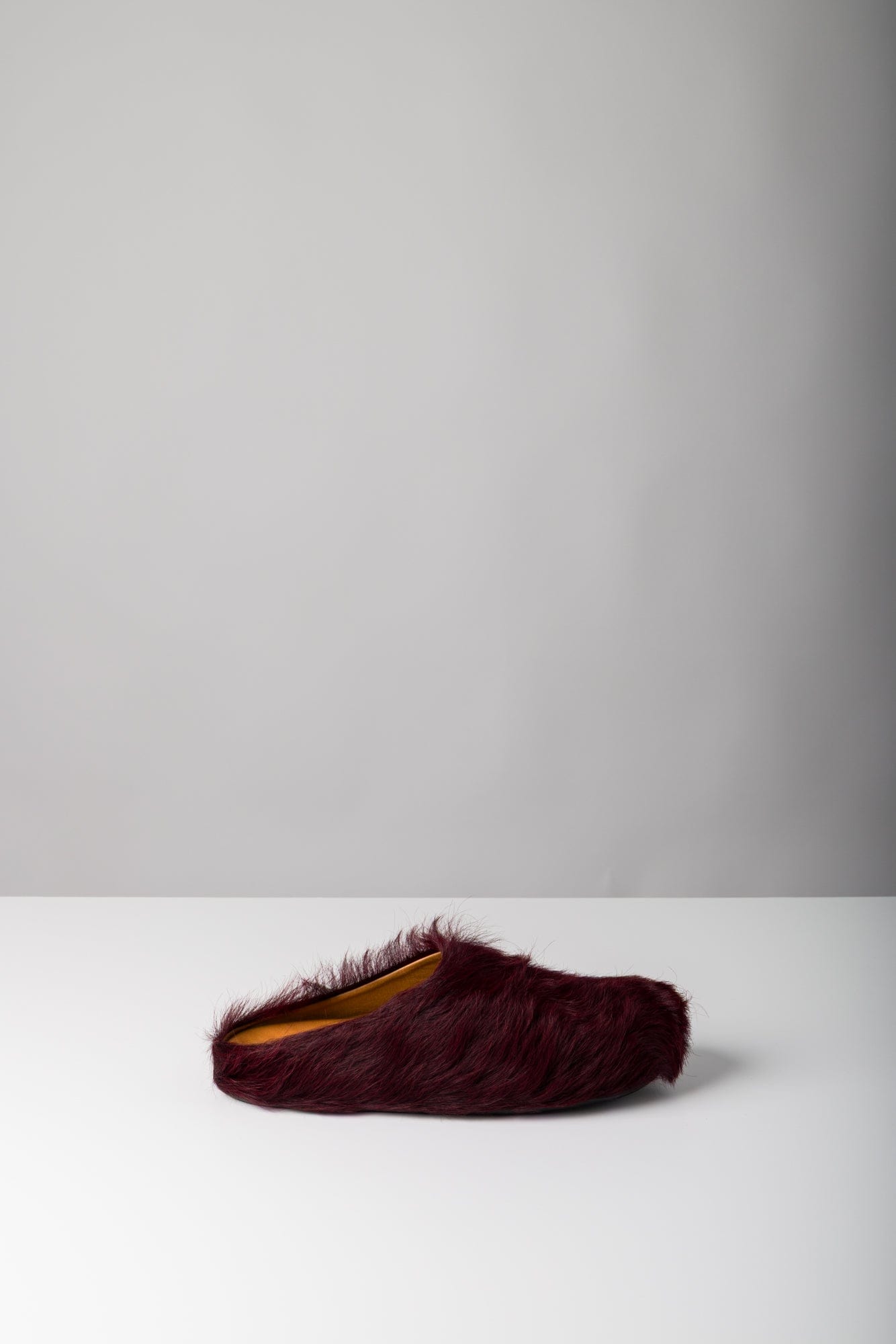 Marni Fussbett Sabot Mules in Oxblood