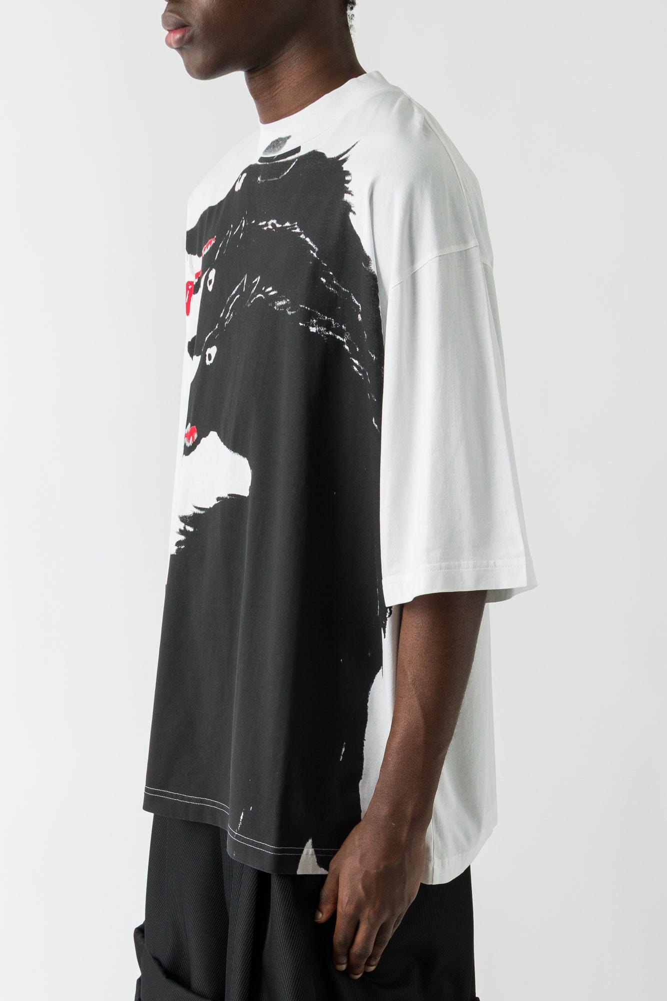 Marni Graphic Animal T shirt in Black