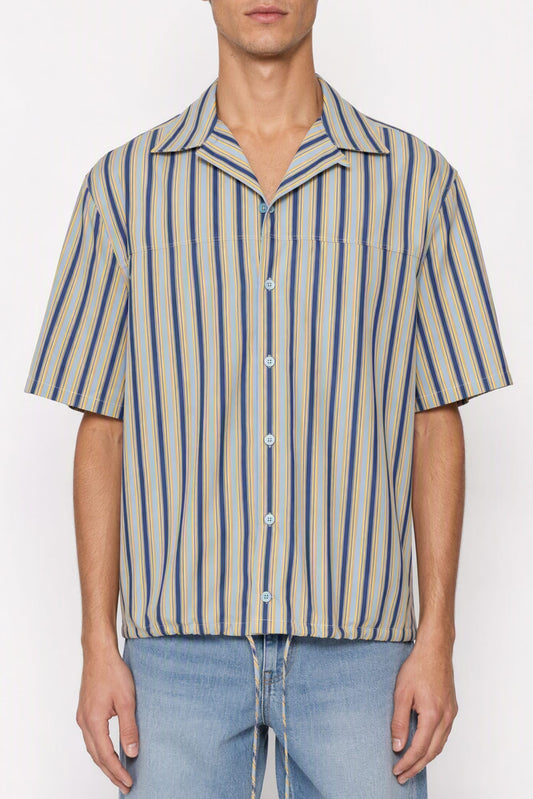 Marni Pin Striped Short Sleeve Button Down SS26