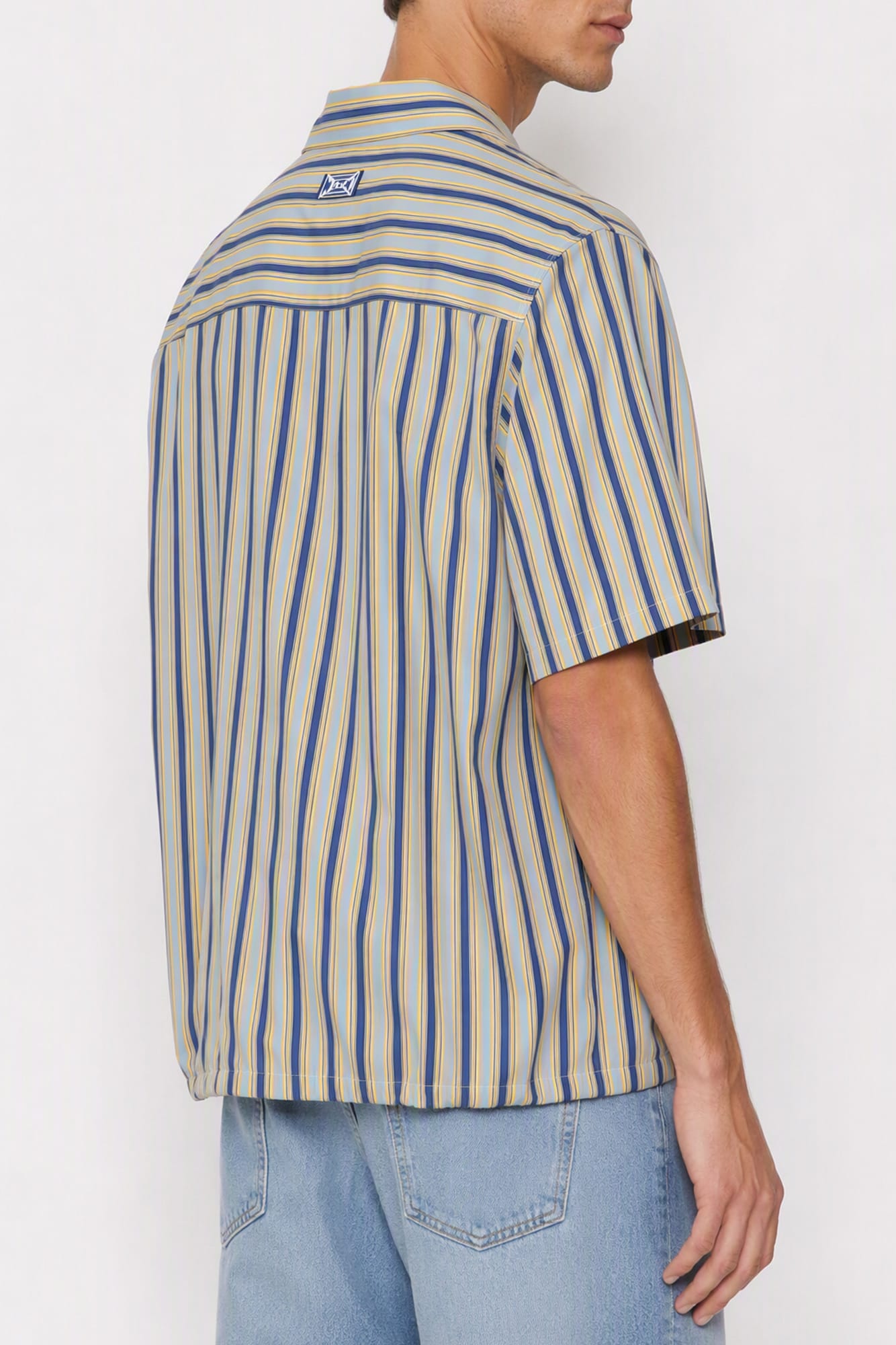 Marni Pin Striped Short Sleeve Button Down SS26 back