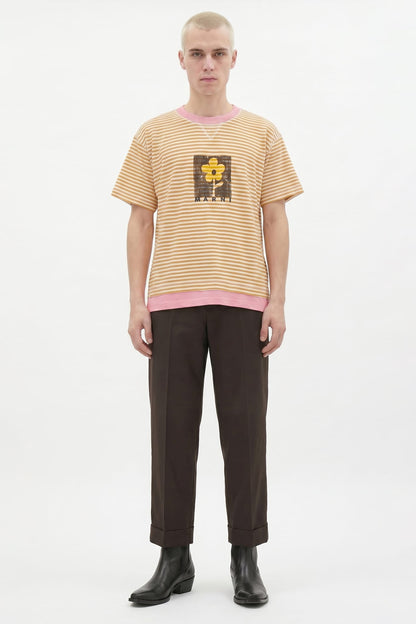 Marni Pink Layered T-Shirt SS26 full look
