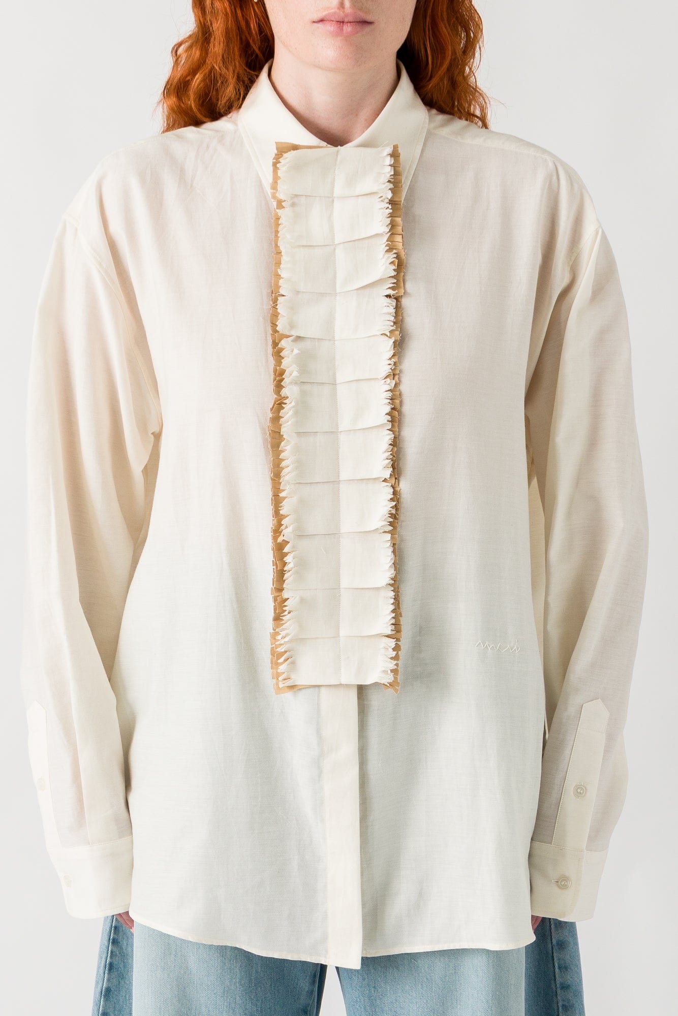 Marni Ruffle Front Shirt