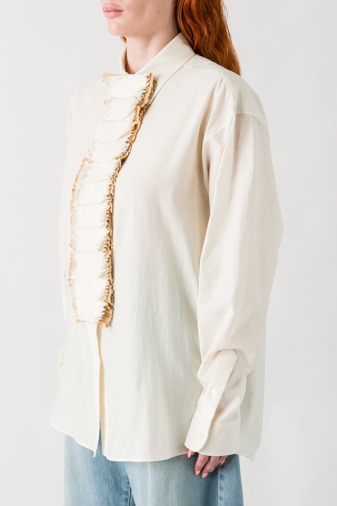 Marni Ruffle Front Shirt