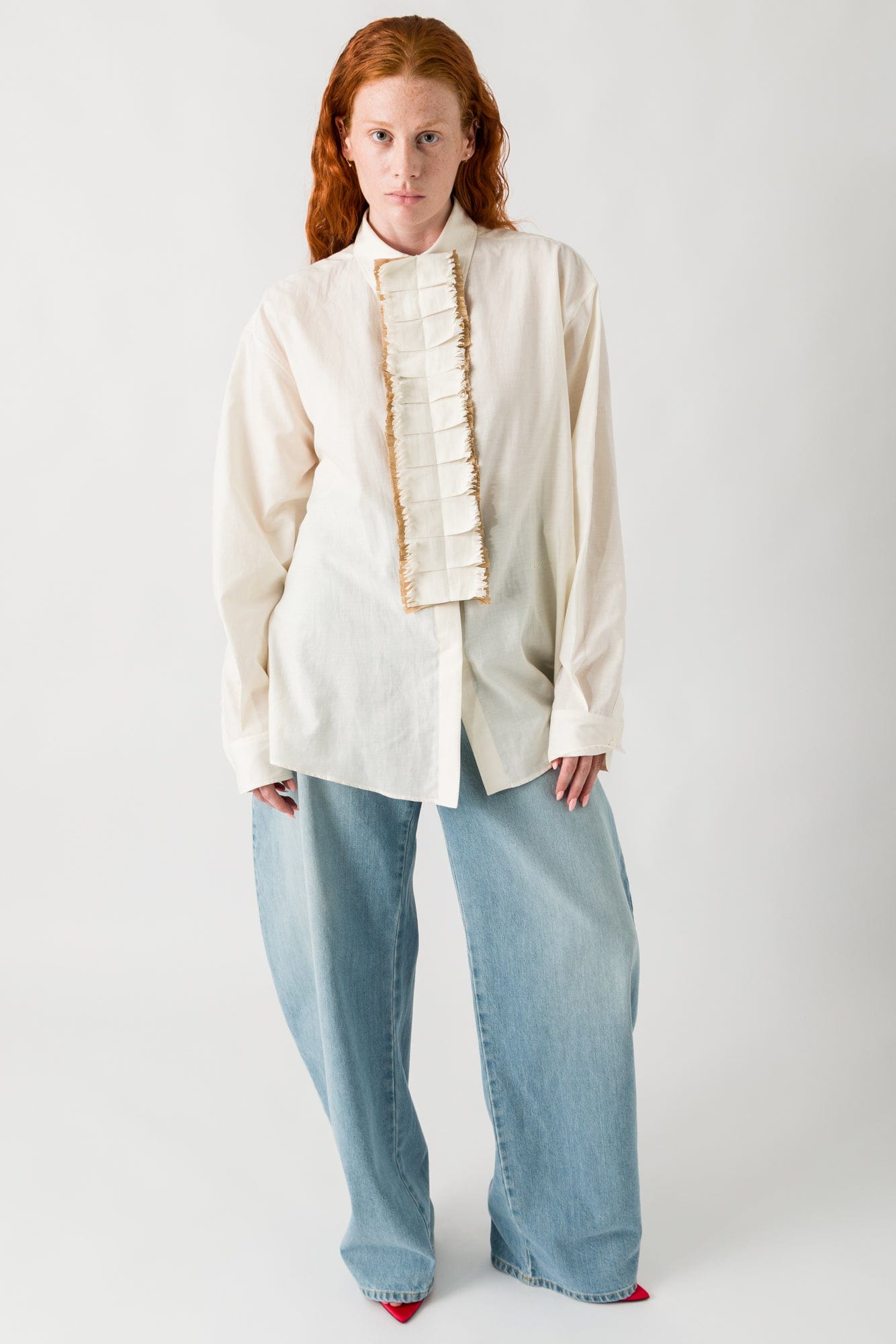 Marni Ruffle Front Shirt