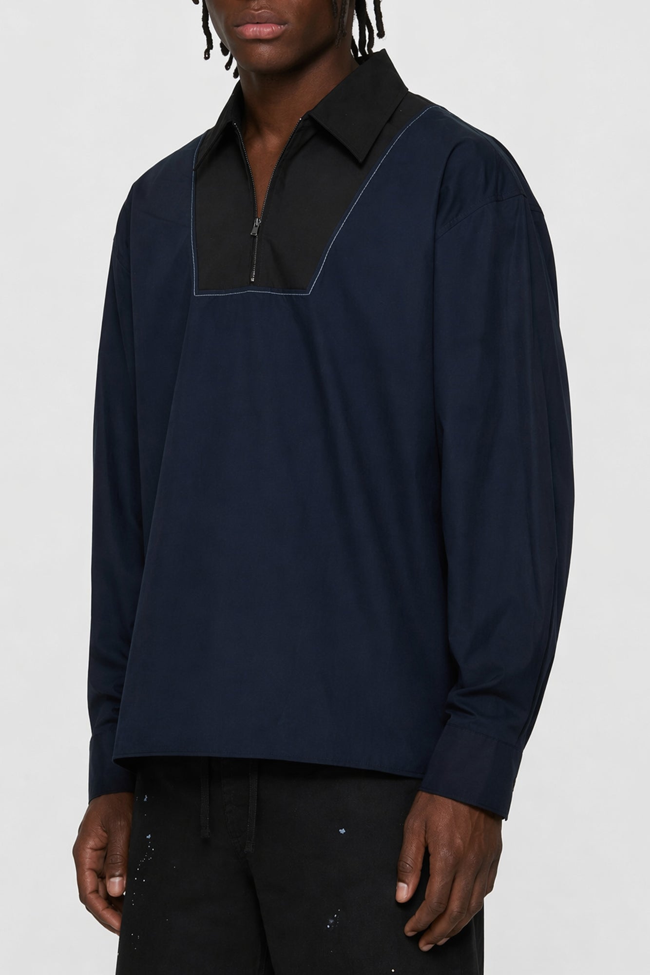 Marni Zip Collar Shirt side