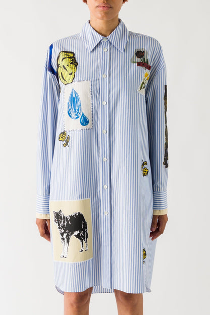 Marni Art Print Shirt Dress