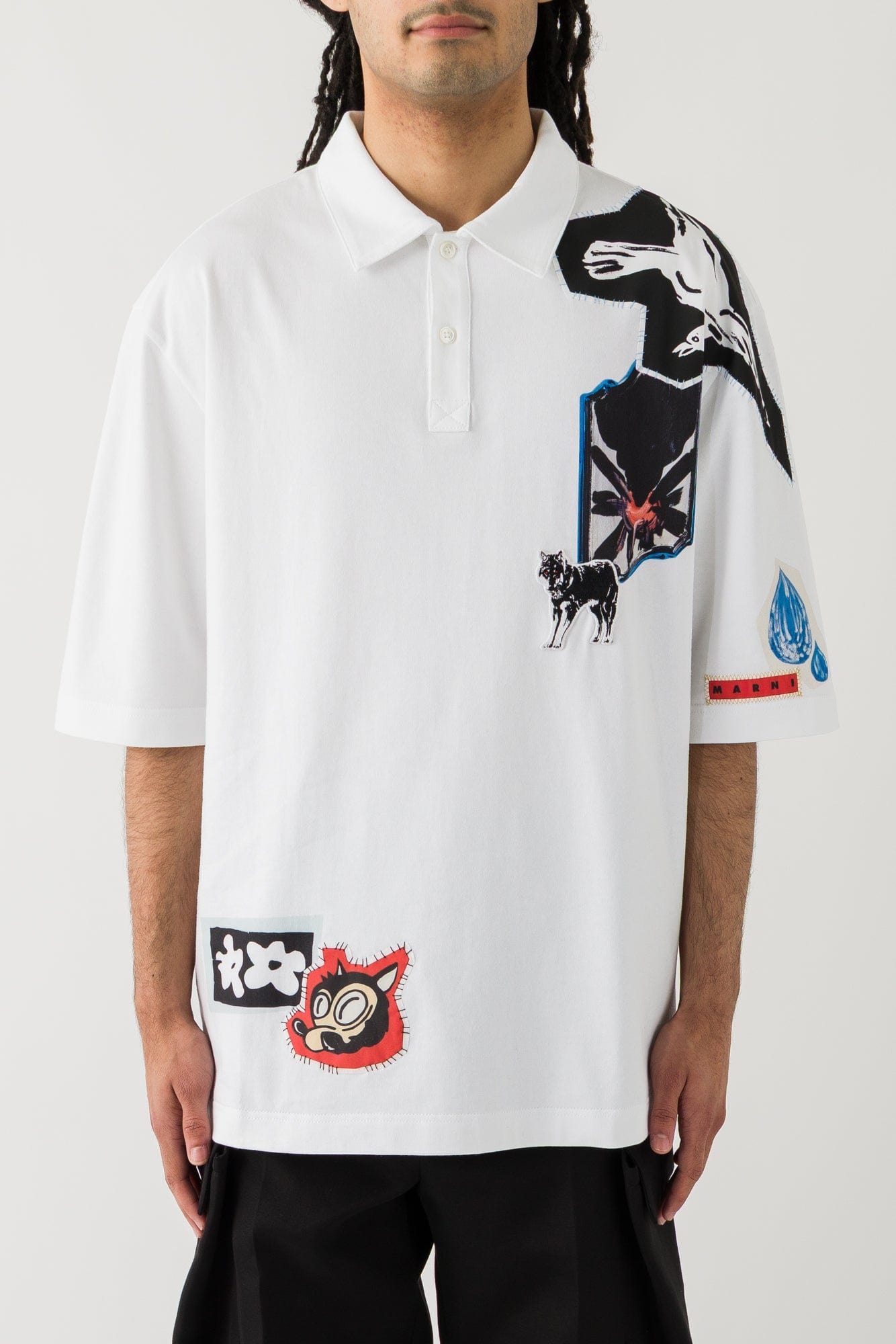 Marni Art Print Polo