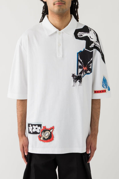 Marni Art Print Polo