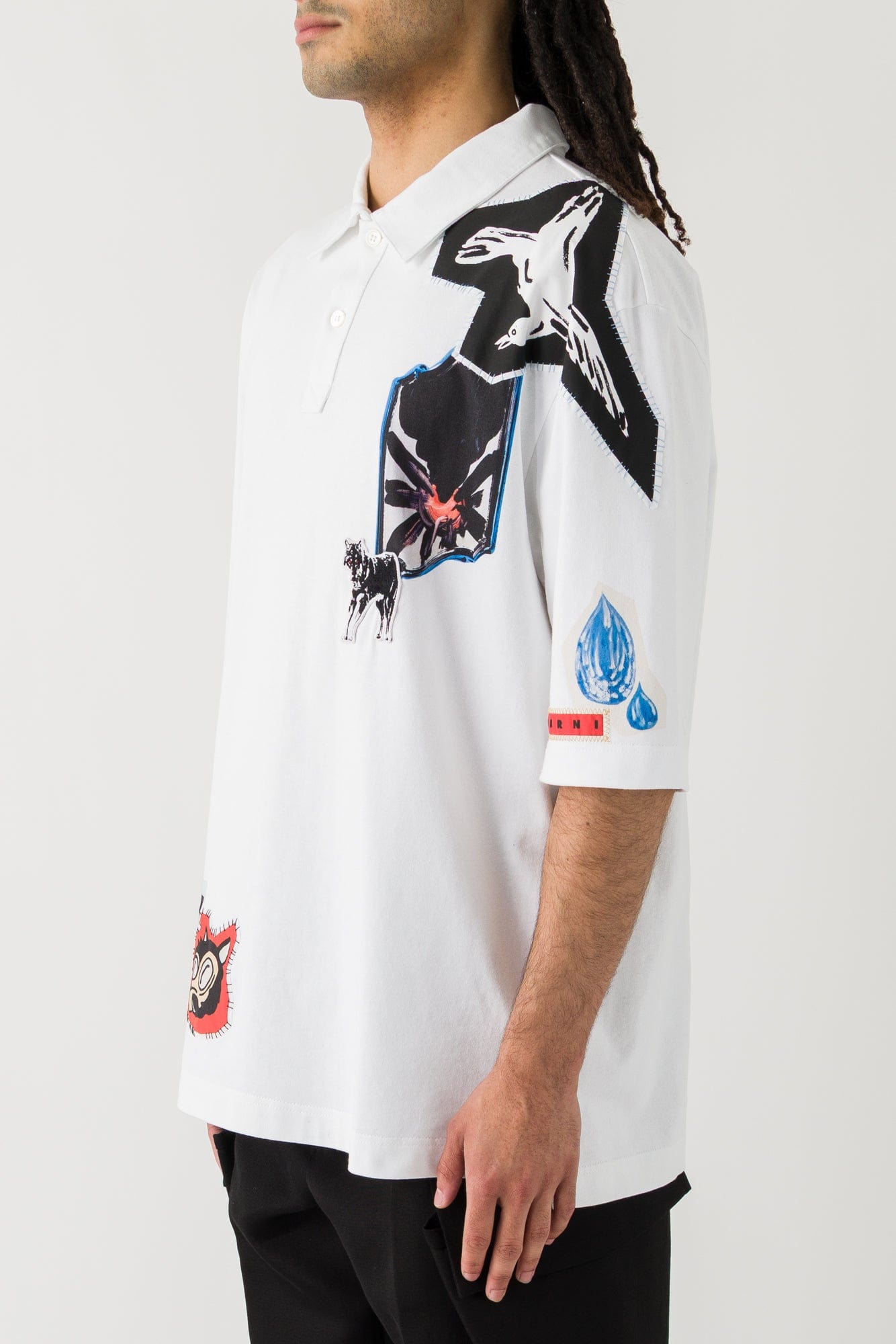 Marni Art Print Polo