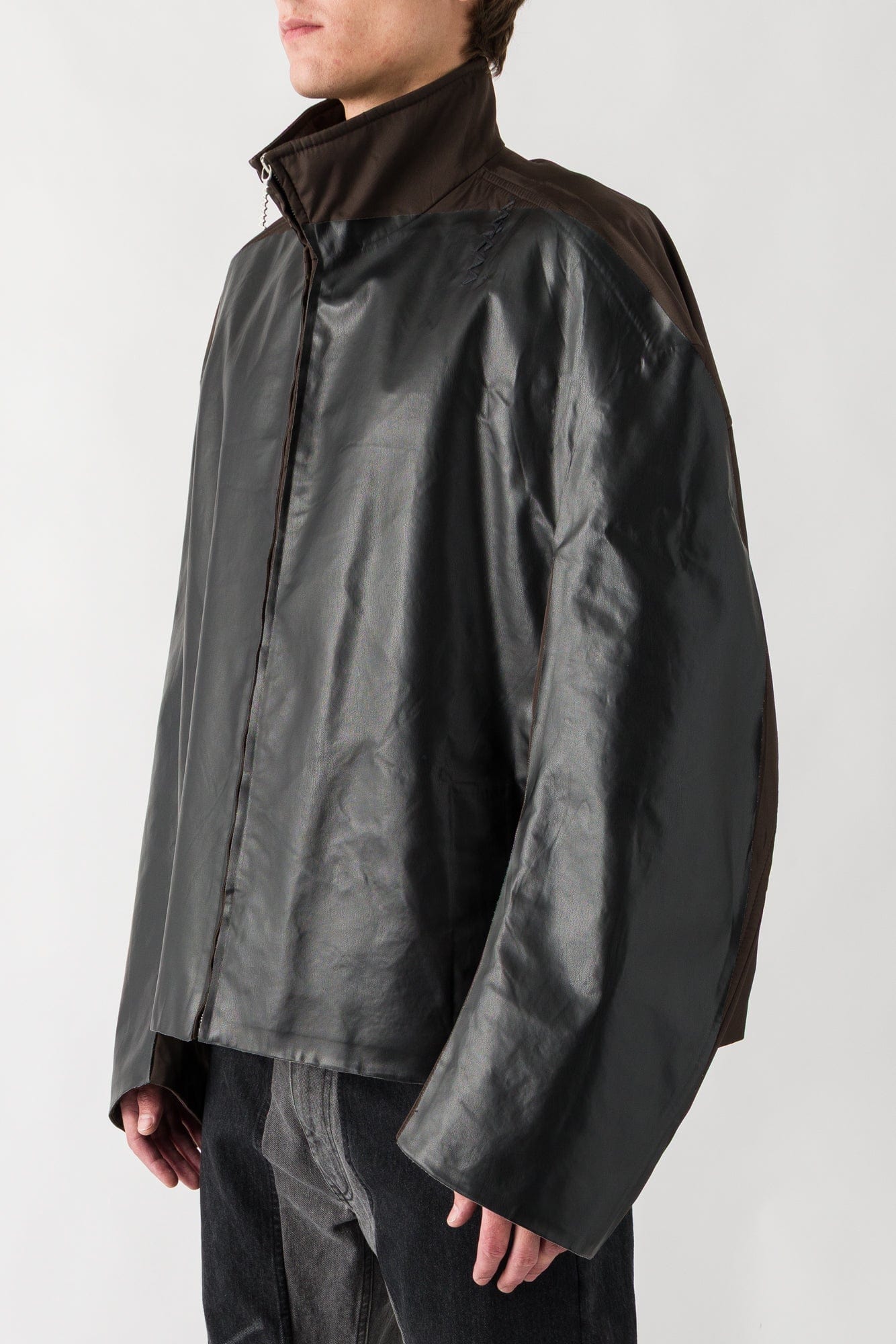 Marni Coated Cropped Jacket side