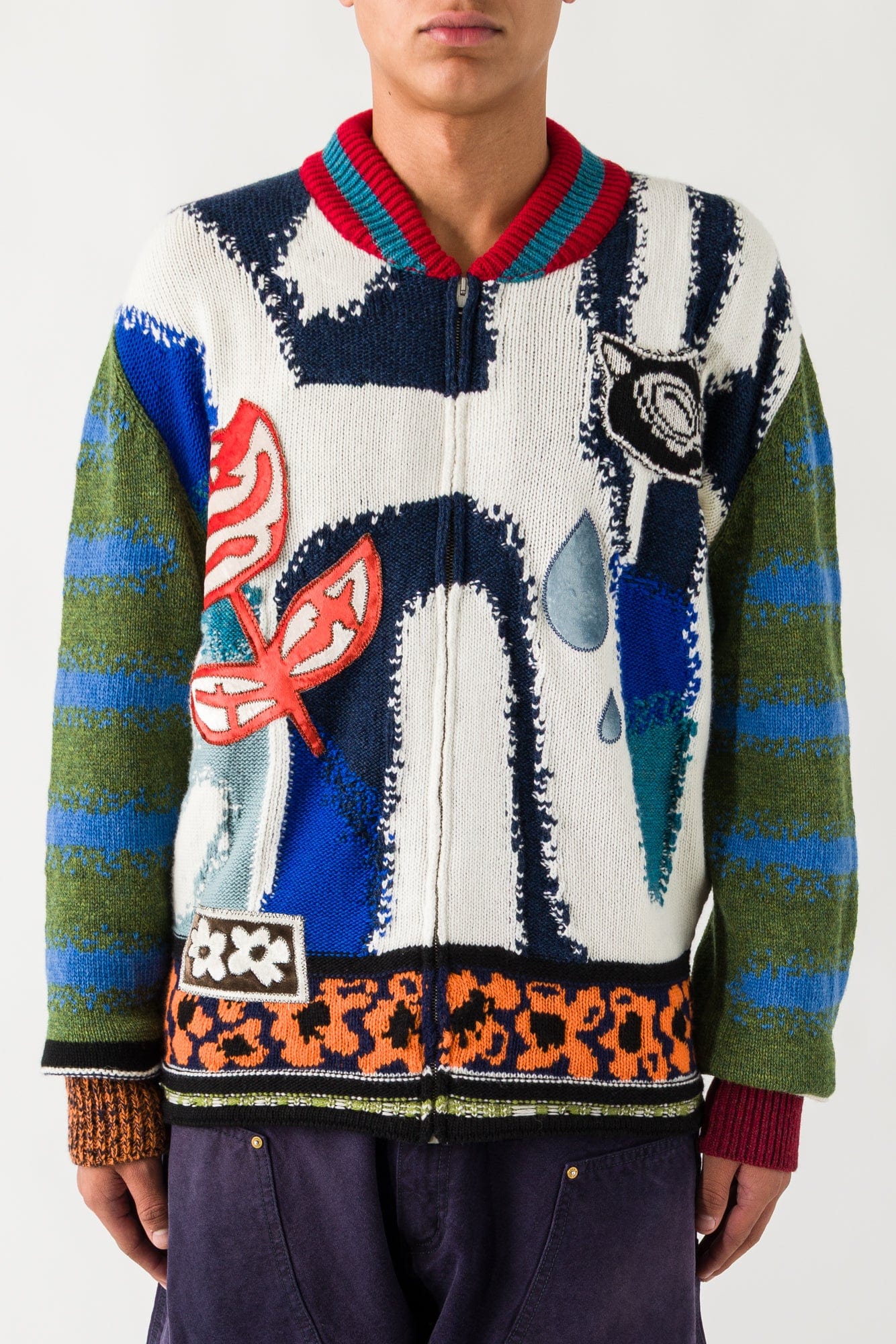 Marni Collage Print Bomber