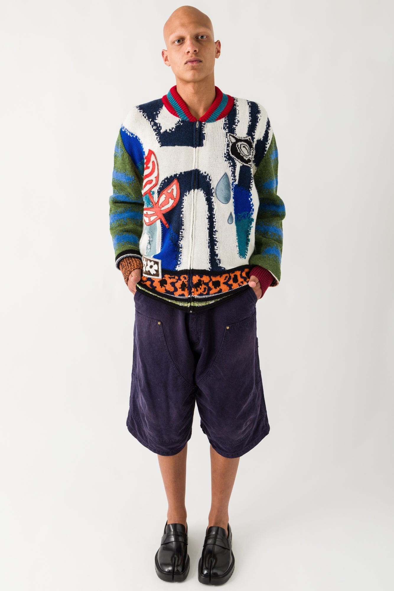 Marni Collage Print Bomber