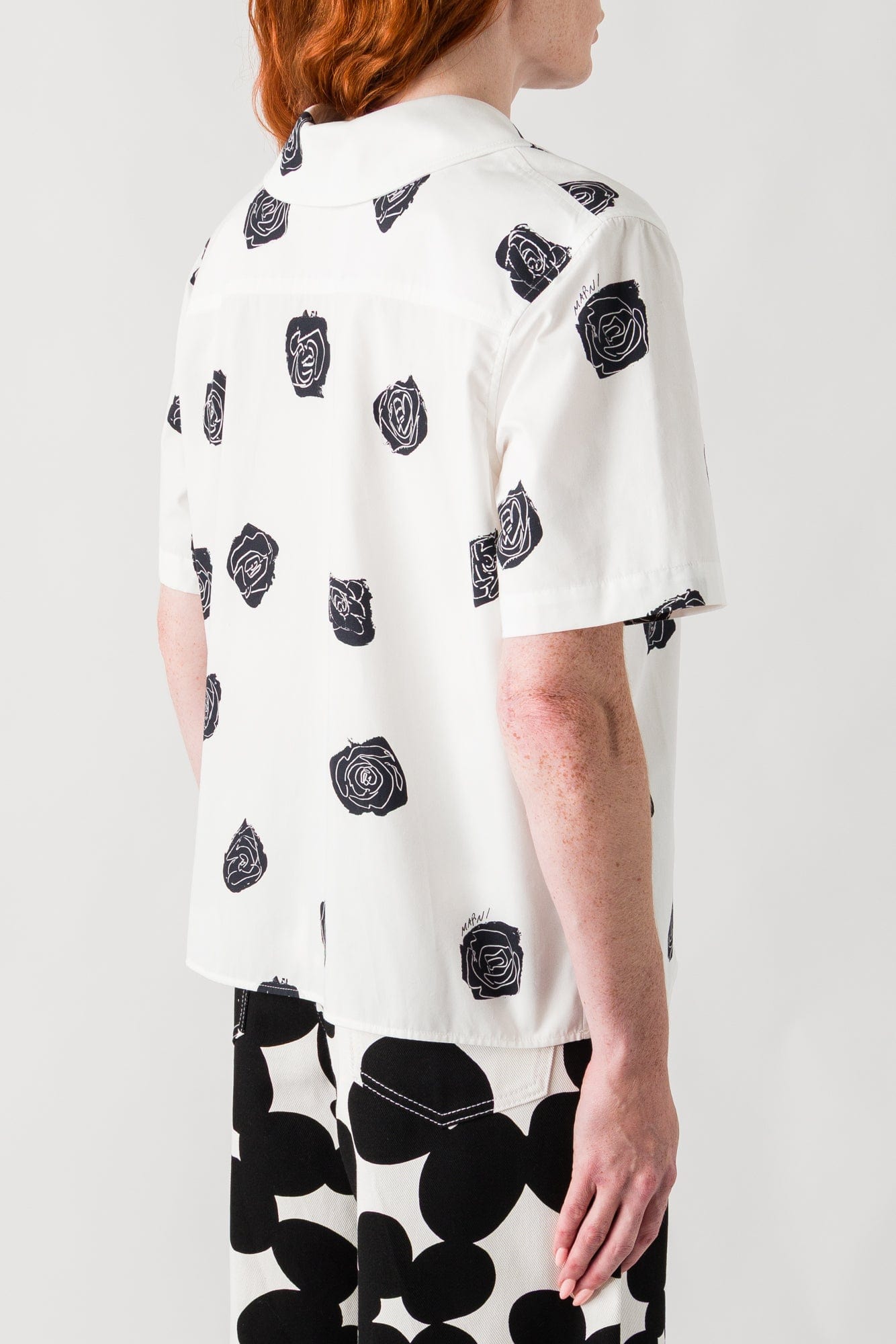 Marni Floral Reverse Shirt back