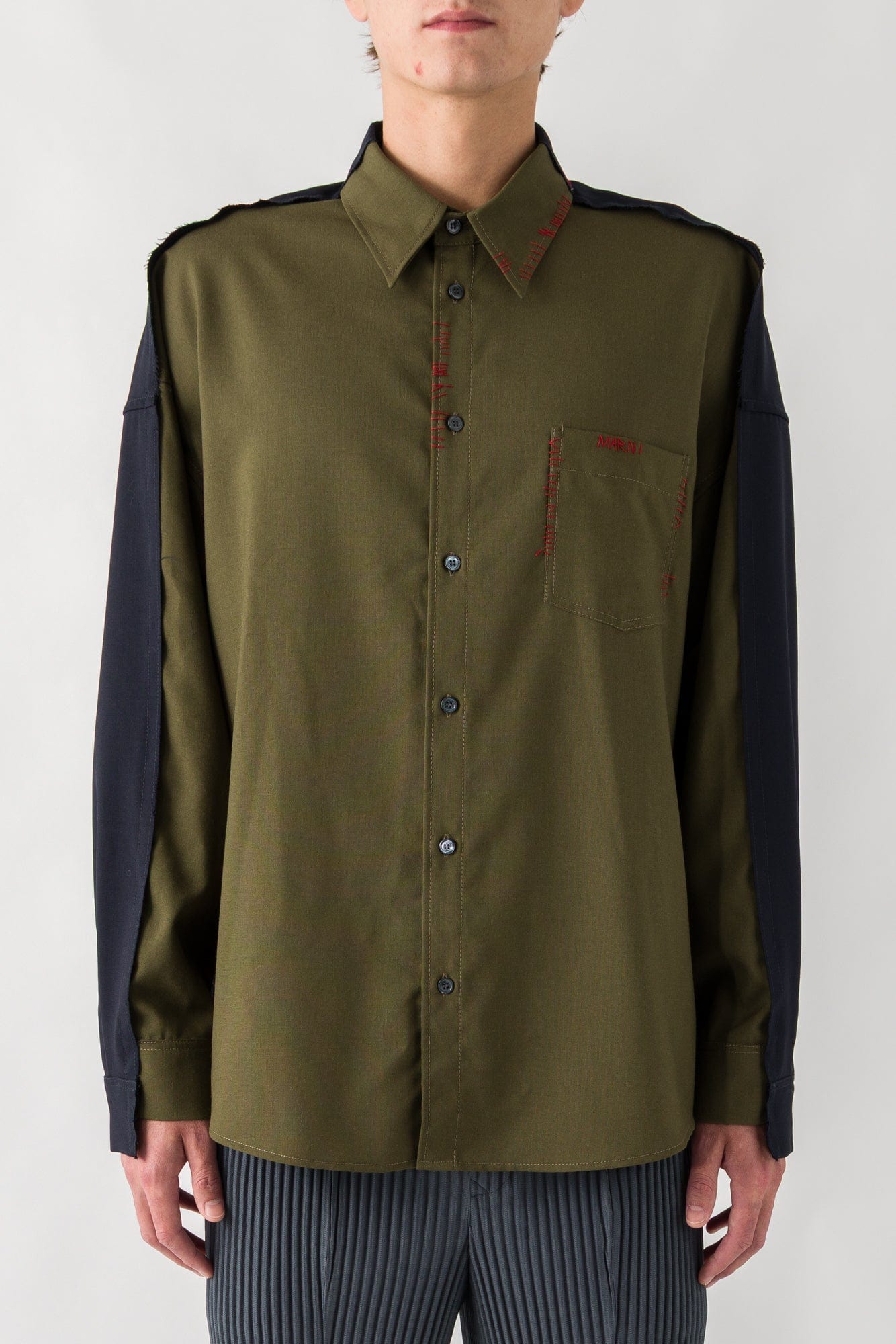 Marni Green Uniform Shirt