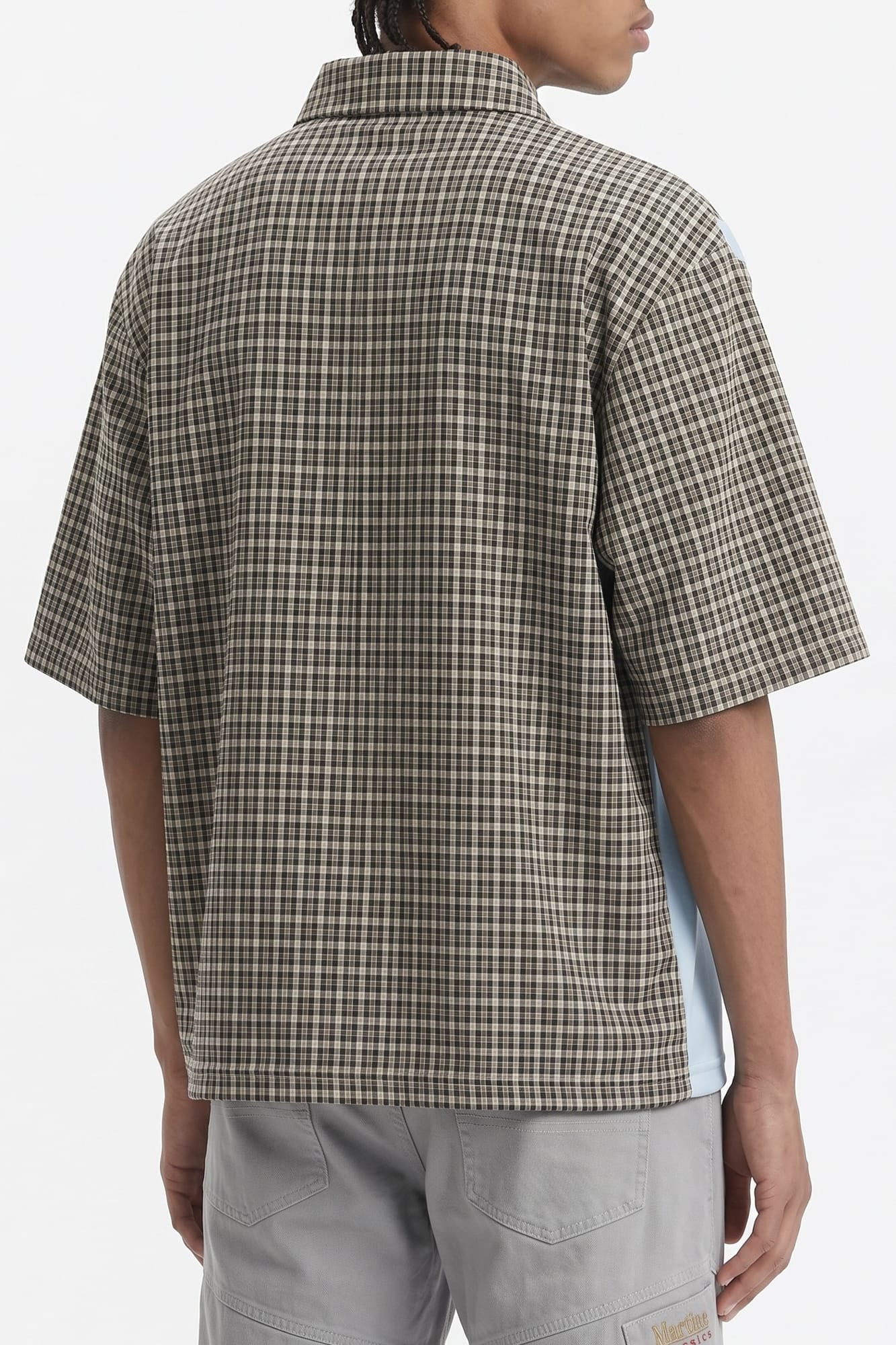 Martine Rose Polo T-Shirt in Light Blue SS26 – Antidote Fashion