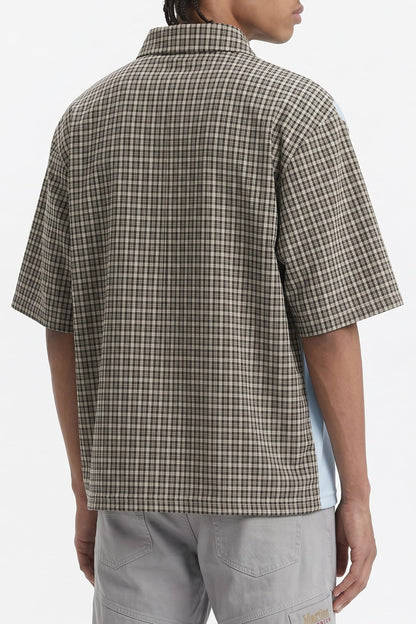 Martine Rose Polo T-Shirt in Light Blue SS26 back