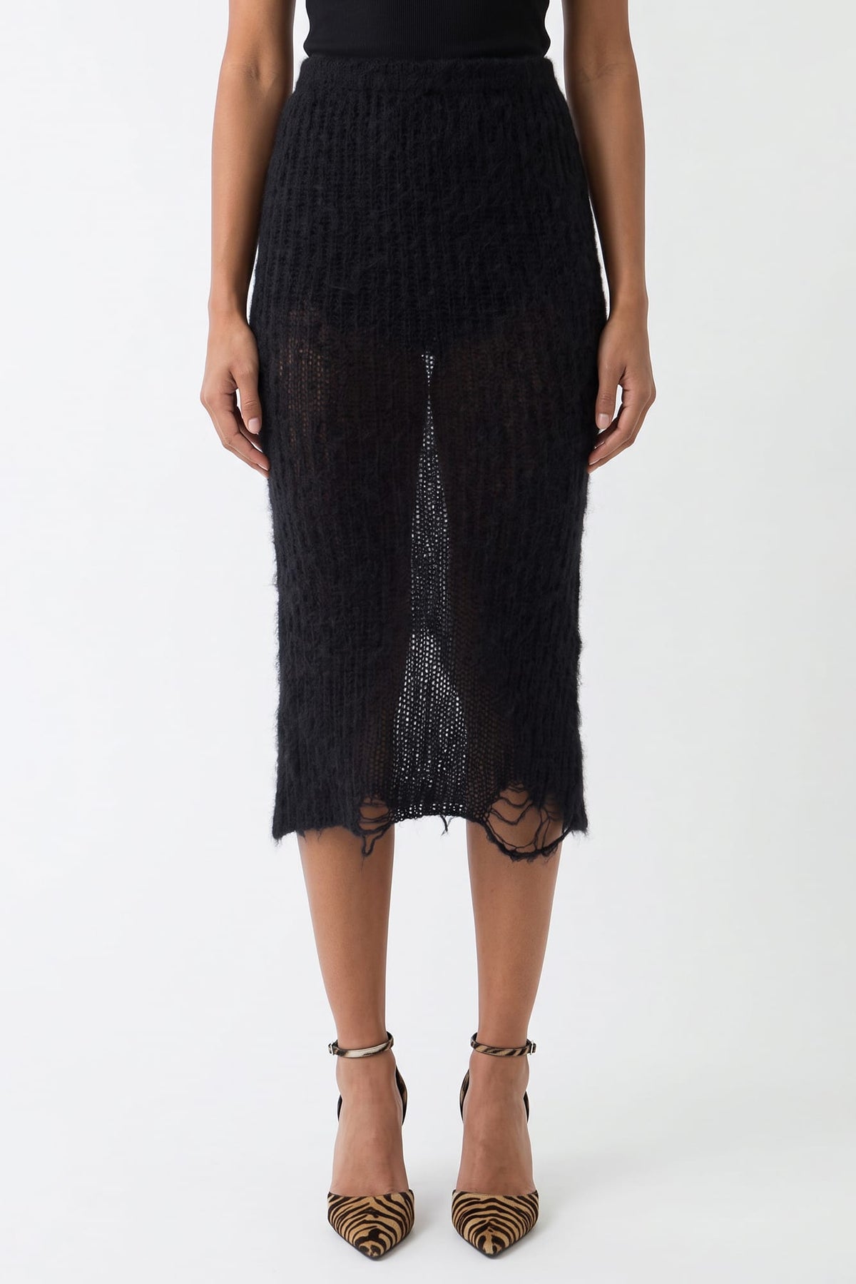 Matieres Fecales Larissa Skirt in Black TS