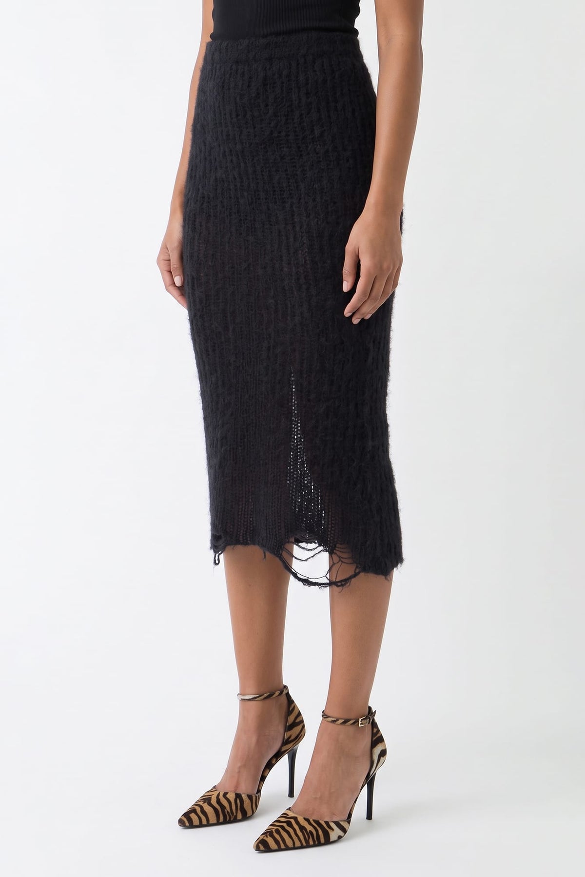 Matieres Fecales Larissa Skirt in Black TS