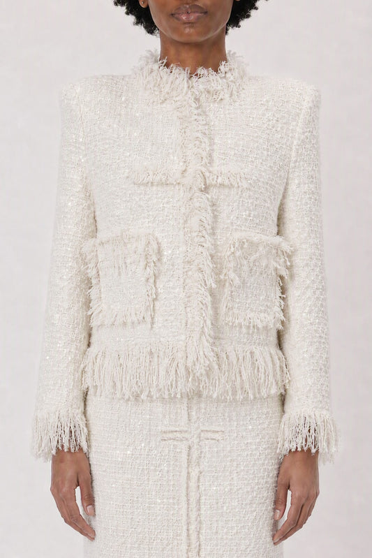 Matières Fécales Mademoiselle Tweed Dechire Jacket