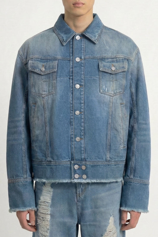 Matières Fécales Pierre Woven Denim Jacket