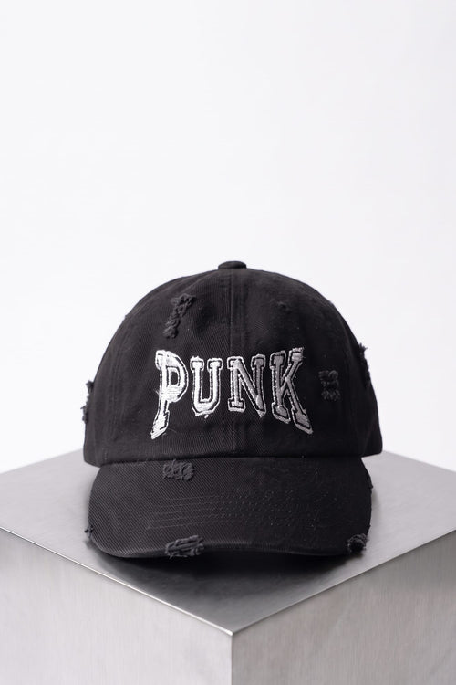 Matieres Fecales Punk Cap in Black TS