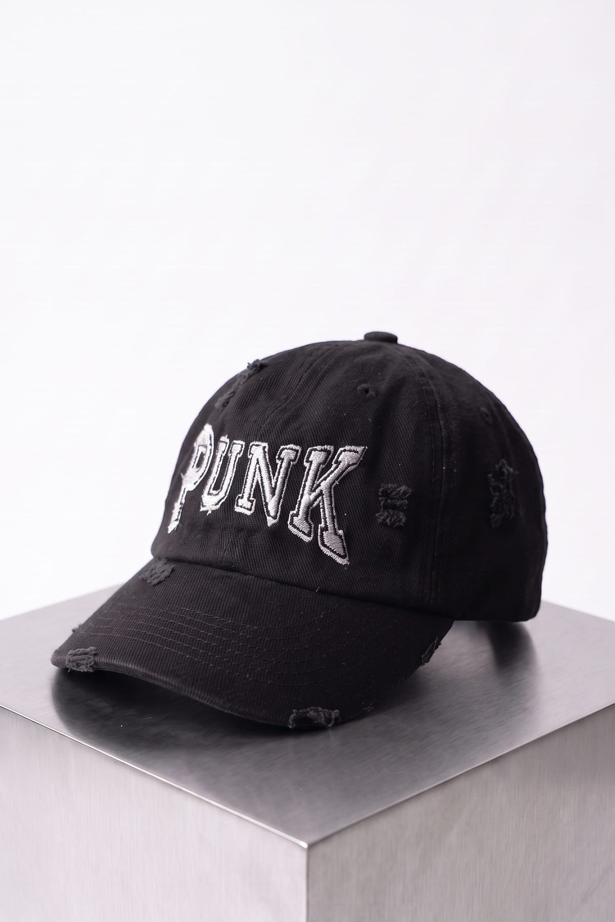 Matieres Fecales Punk Cap in Black TS side