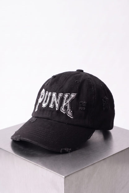 Matieres Fecales Punk Cap in Black TS side