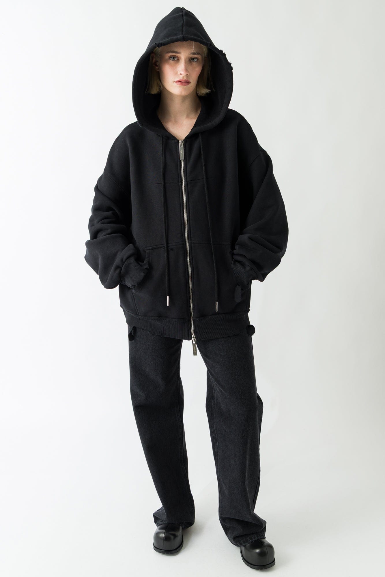 Matières Fécales Punk Hoodie full look