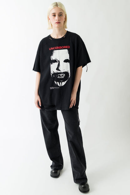 Matières Fécales Uncensored Tee full look