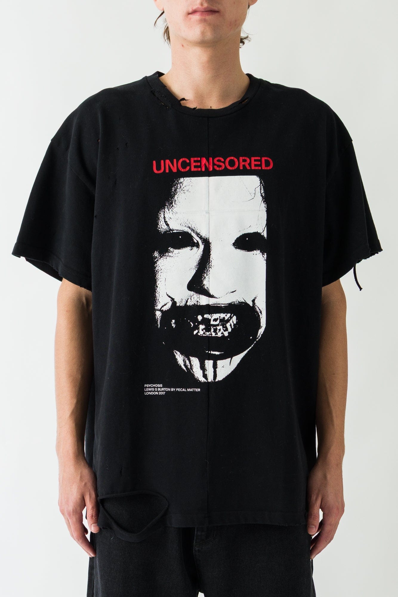 Matières Fécales Uncensored Tee on man