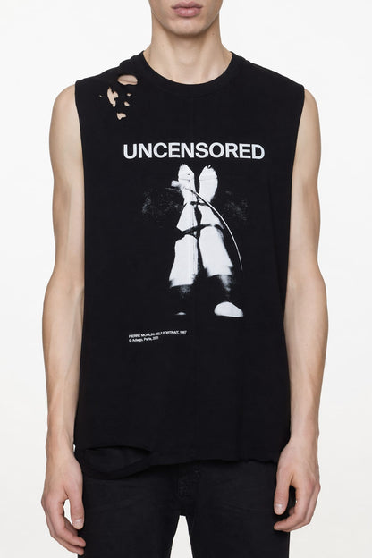 Matières Fécales Unisex Fetische Cut Off Knit Tank