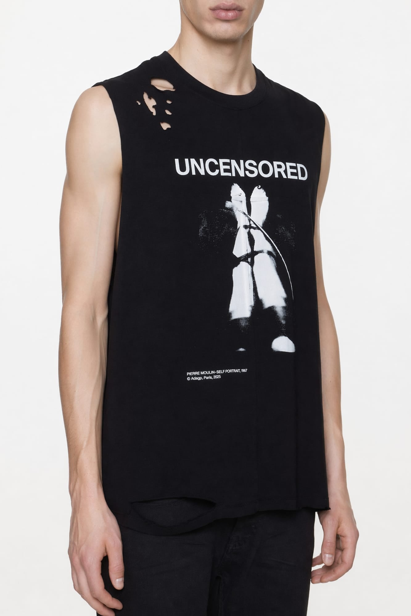 Matières Fécales Unisex Fetische Cut Off Knit Tank