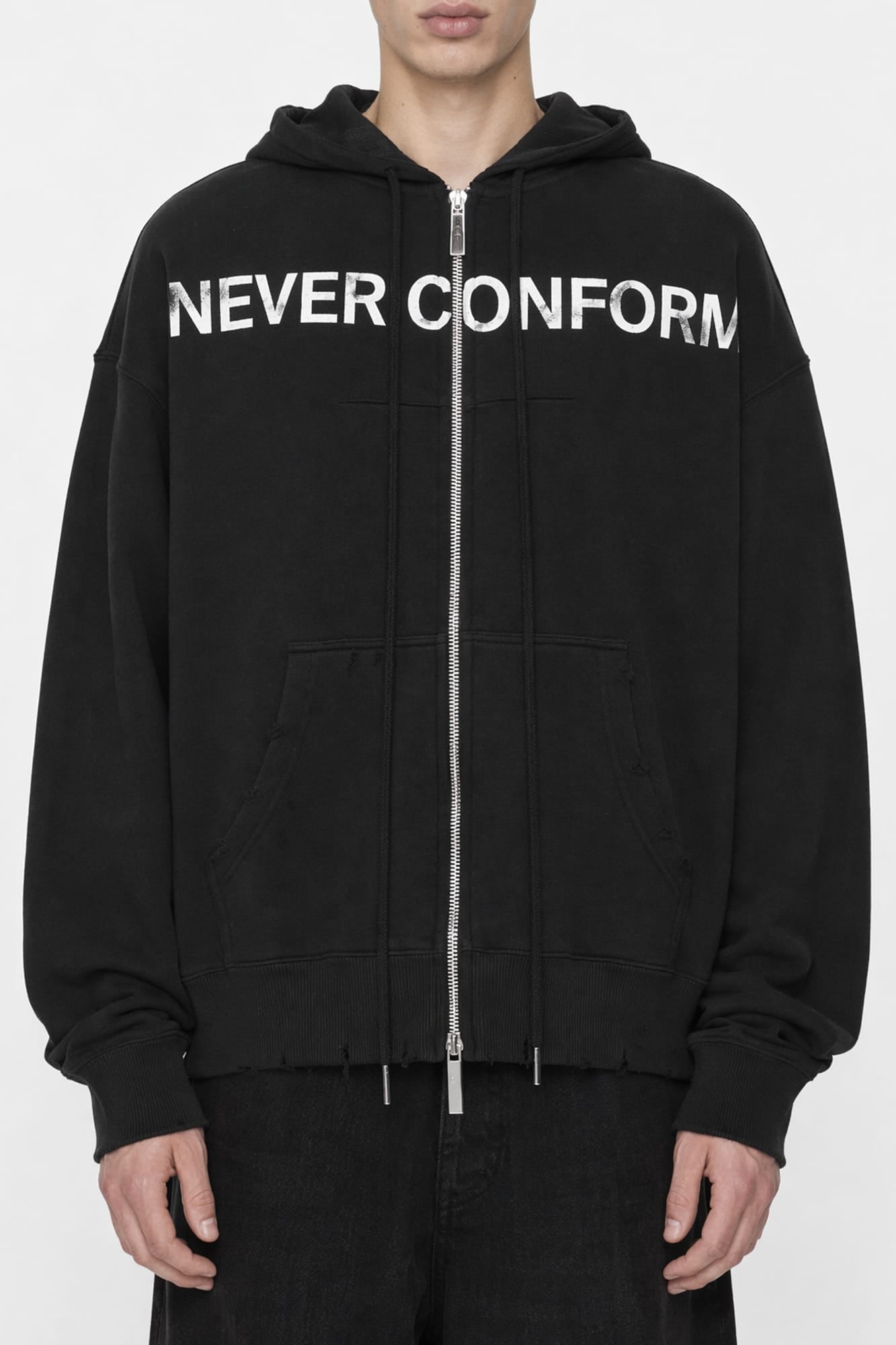 Matières Fécales Unisex Never Conform Knit Hoodie