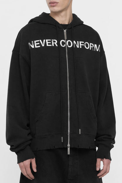 Matières Fécales Unisex Never Conform Knit Hoodie side