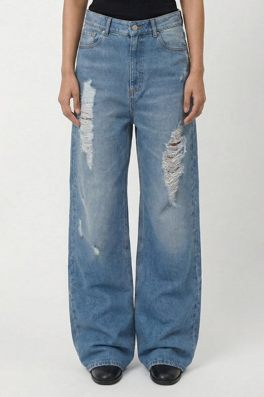 Matières Fécales Unisex Woven Slack Jeans