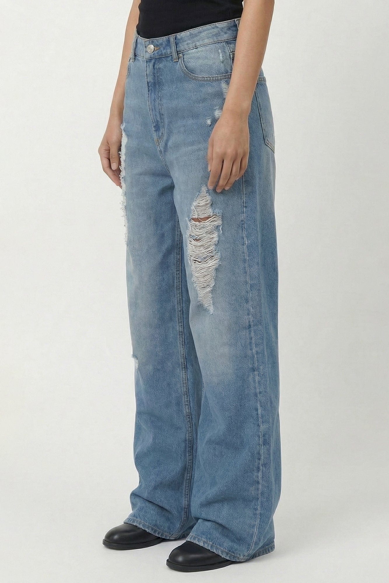 Matières Fécales Unisex Woven Slack Jeans